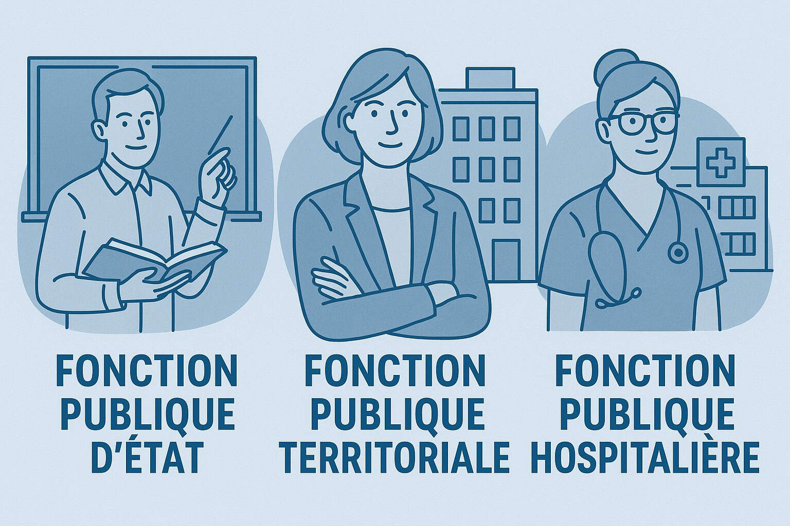 Les 3 versants de la fonction publique