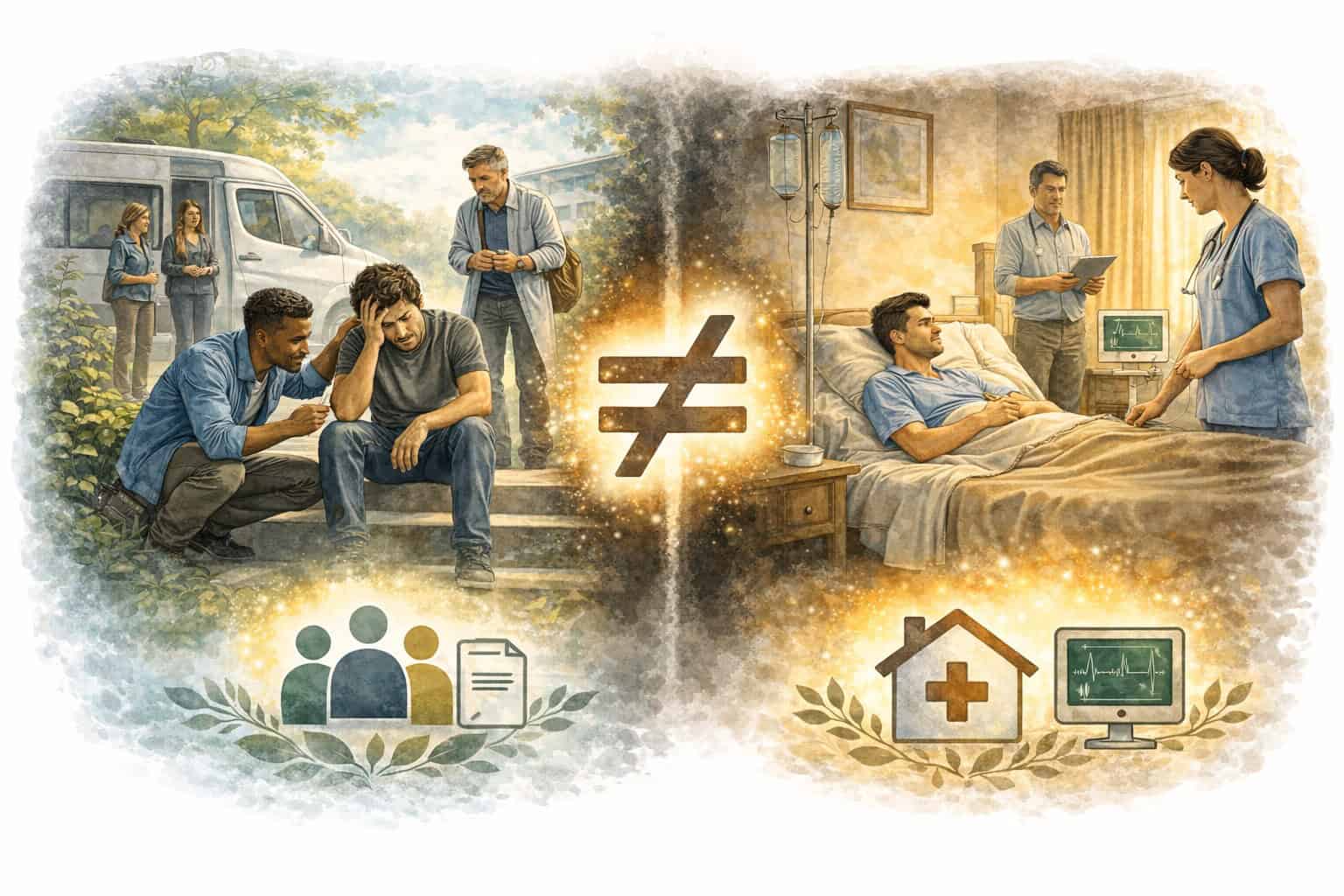 Ne pas confondre équipe mobile et HAD en psychiatrie