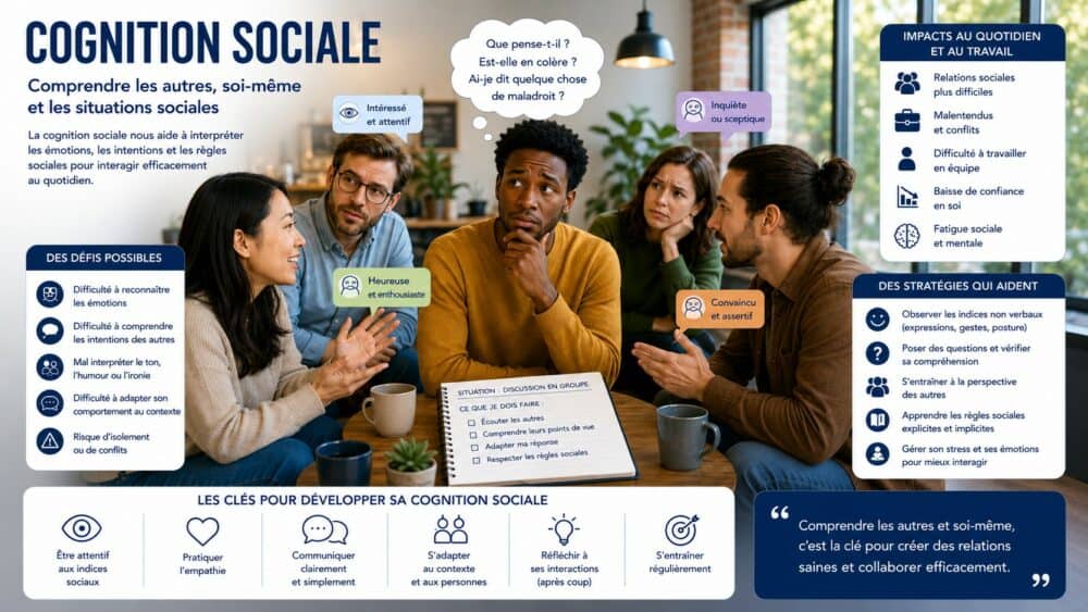 Infographie sur la cognition sociale
