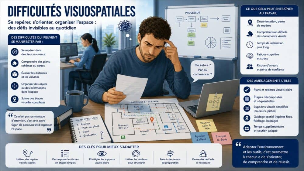 Infographie sur les fonctions visuospatiales